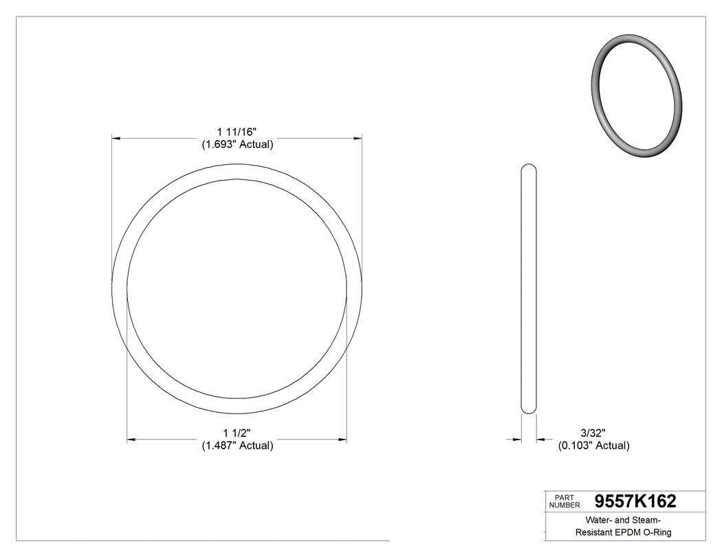 Technical drawing - 9557K162